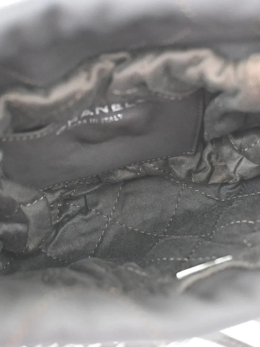 CHANEL leather has